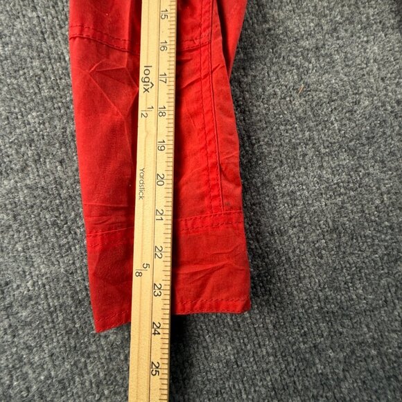 Barbour International Avonmouth Waxed Jacket Women Full Zip Red Size 4 USA Lined - Picture 11 of 16